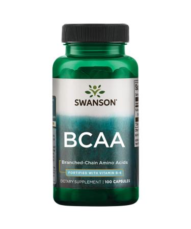 Swanson Branched-Chain Amino Acids 100 Capsules