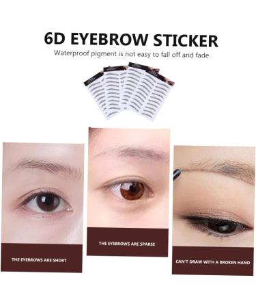 FOMIYES 8 Pcs Eyebrow Stickers Make up Kit Semi Permanent Eyebrow 6d Hair-like Eyebrows Stickers Modify 3d - Buy Online on GoSupps.com