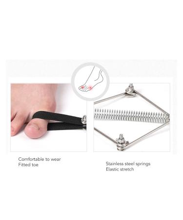 Brrnoo Bunion Toe Straightener & Corrector Strap - Toe Separator for Flexibility Training and Alignment Restoration - Buy Online on GoSupps.com