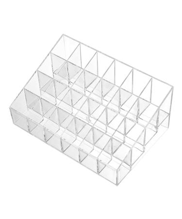Practical Lipstick Holder Transparent Makeup Display Rack Keep Your Lipsticks Neatly Arranged And Accessible