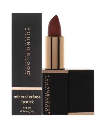 Youngblood Mineral Creme Lipstick - Smolder for Women - 0.14 oz Lipstick