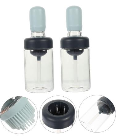 Zerodeko Oil Dispenser Bottle 2pcs Silicone Oil Brush Bottle Oil Control Soy Sauce Bottle Pp Convenient Oil Bottle medium Blue - Buy Online on GoSupps.com