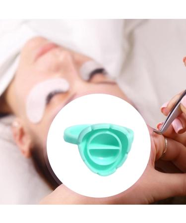 Mona43Henry Smart Glue Cups Lash Glue Holder Ring Cup Disposable Glue Cups Lash Glue Rings Fanning Blossom Cups for Eyelash Extensions Typical White - Buy Online on GoSupps.com
