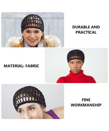 KALLORY 5Pcs Colorful Mesh Crochet Hair Net - Stylish Knit Hair Snood Cover for Women - Buy Online on GoSupps.com