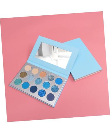 Mipcase 15 Glitter Eye Shadow Eye Shadow Pallets for Women Eyeshadow Compact Powder Eye Shadow Miss Make up 1 count (Pack of 1) Blue - Buy Online on GoSupps.com