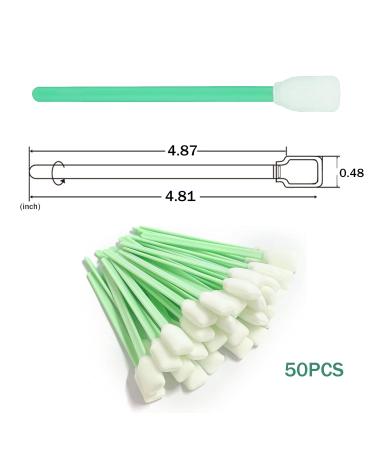 Buy 50 Reusable Foam Cleaning Cotton Swabs for Inkjet Printers & Cameras - Optimal Cleaning Sticks for Print Head & Optical Lens Care - Buy Online on GoSupps.com