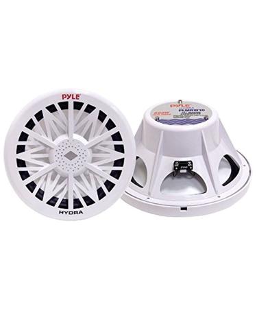 Pyle PLMRW8 8-Inch Outdoor Marine Audio Subwoofer - 400 Watt Single White Waterproof Bass Loud Speaker For Marine Stereo Sound System, Under Helm or Box Case Mount in Small Boat, Water Vehicle 8-Inch/400 Watts - Buy Online on GoSupps.com