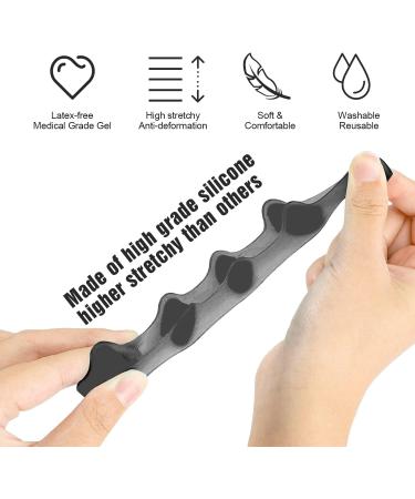 8x Silicone Toe Spreader for Hallux Valgus & Bunion Correction - Gel Separator for All Toes & Hammer Toe Relief - Buy Online on GoSupps.com