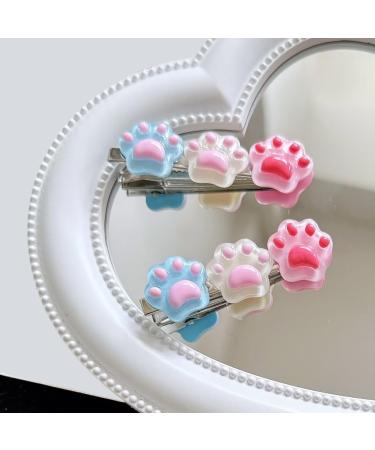 Limtula Jelly Feeling Shape Hair Clip for Hot Girls Hair Barrettes Clear Ponytail Hair Barrettes for Teens Girls Cat paw - Buy Online on GoSupps.com