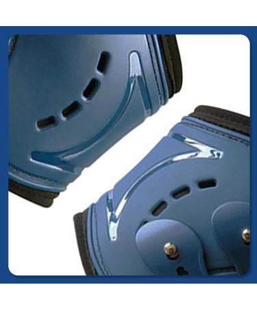 Free Gaiters & String Caps - 4-Set Gaaten Horse Impact Protection Boots for Jumping Riding & Dressage - Neoprene Tendon Guards in Size L Blue - Buy Online on GoSupps.com