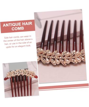 Ipetboom Wedding Hair Clip Rhinestone Hair Clip Korean Hair Clips Wedding Hair Comb Bridal Headpiece Chinese Hair Accessories Headpiece for Bride Decorative Hair Comb Hair Pin Rhinestones - Buy Online on GoSupps.com