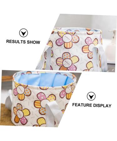 FRCOLOR 1pc Folding Water Basin Foldable Foot Basin Gallon Bucket Foldable Water Bucket Folding Foot Soak Basin Foot tub Collapsible wash Basin Foot Soaker Fishing Nylon Cloth Spa Travel - Buy Online on GoSupps.com