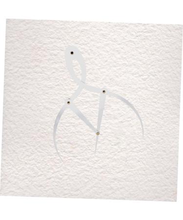 FOMIYES Eyebrow Ruler Sticker Eyebrow Golden Ratio Ruler Brow Stencils Scale Balance Ruler Stainless Steel - Buy Online on GoSupps.com