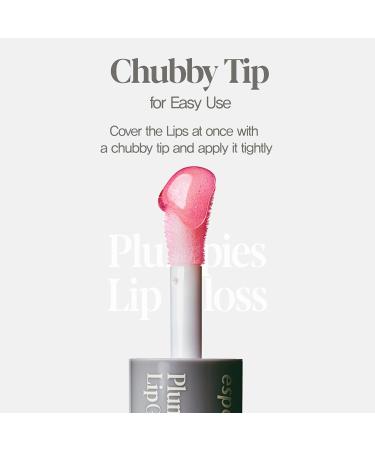 Espoir Plumpies Lip Gloss #2 Cherry Bear High-Glossy & Easy Use with a Chubby Tip Voluminous Natural Makeup with Plumping Effects Moisturizing and Hydrating with No Glitters Korean - Buy Online on GoSupps.com