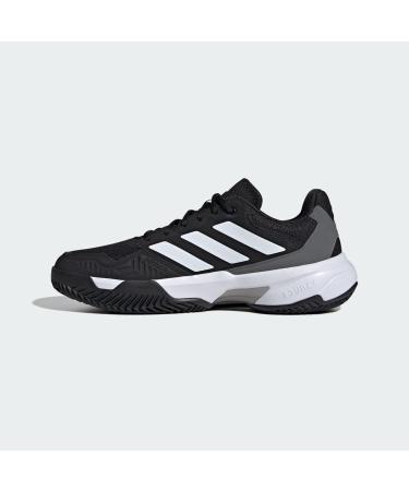 Buy Adidas Men's Courtjam Control Sneakers - 40 2/3 EU - Core Black/Cloud White/Grey Four | International Shipping Available - Buy Online on GoSupps.com