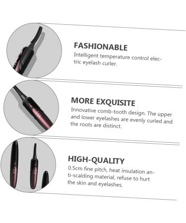 Beatifufu Eyelash Curler Electric Curlers for Hair Women Lash Curler USB Eyelashes Curlers Electric Lash Curler Mini Hair Hair Rollers for Women Natural Eyelashes Curling Tools Abs - Buy Online on GoSupps.com