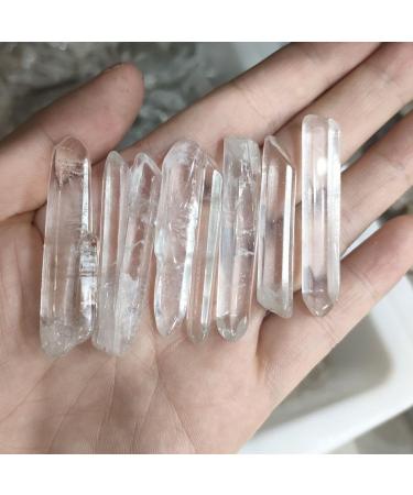 7pcs Natural Stone Crystal Specimen Clear Quartz Crystals Stones Health Stone Decoration Home Goods