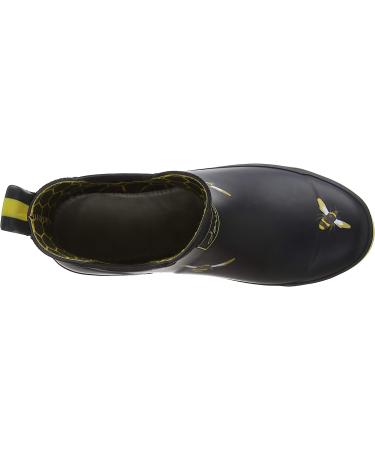 Joules Women's Wellibob Rain Boot 7 - Black Metallic Bees - Waterproof Fashion Boot - Buy Online on GoSupps.com