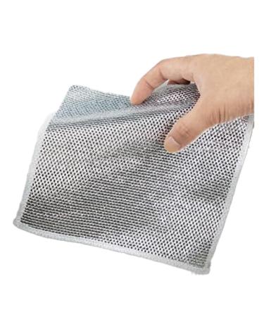 BIXUEJ Anti-Scratch Dishcloth Wet and Dry Use Scrubs and Cleans Dishes Sinks Counters Stoves Easy Rinse Machine Washable 10PCS Easy to Use