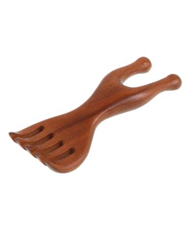 Bcoath comb portable massage comb hair pimple wooden comb for the scalp massage comb wooden head ridge wooden ridge for hair comb for men scalp ridge no static comb