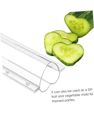 Toddmomy 16 Pcs Shaped Growth Mold Fruit Shaping Mold Star Cucumber Shaper Vegetable Shaping Mold Christmas Candy Clear Heart- Shaped Cucumber Growth Forming Star Shape Accessories Plastic As Shownx4pcs mediumx4pcs - Buy Online on GoSupps.com