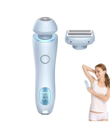 Generic Glide Pro 3.0 Razors Dusk Razors for Women Dusk Glide Pro 3.0 Shaver Glide Electric Shaver Waterproof 2-in-1 Women's Electric Shaver Wet and Dry Blue