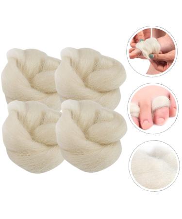 Healeved Wool Toe Pads - 4pcs Outdoor Splitter Nailpolish Removers for Toes - Valgus Toe Separator - Replaceable Toe Sleeves for Pointe Shoes - Toe Supply Tool - Buy Online on GoSupps.com