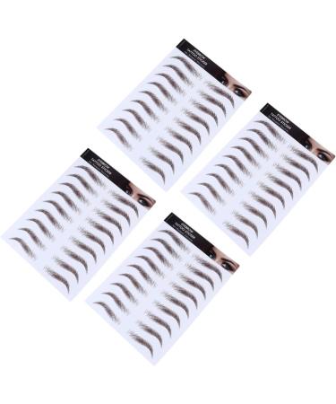 Beavorty 12 Pcs Eyebrow Stickers Tool Waterproof Makeup Imitation Eyebrow Make up Makeup Tools 4d - Buy Online on GoSupps.com