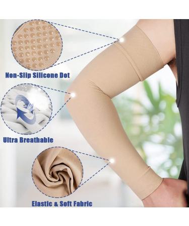 Compression Arm Sleeves for Women - 20-30 mmHg Sports Support | Cooling Lymphedema Sleeves for Basketball Golf & Football - Small (1 Pair - Buy Online on GoSupps.com