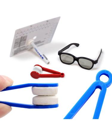 10-Piece Nitaiun Mini Glasses Cleaning Brush Set - Portable Soft Wiping Tool for Glasses & Sunglasses - 5 Color Options - Buy Online on GoSupps.com