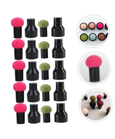 Minkissy Simple Puff - 20 Sets Mushroom Head Non-Latex Makeup Pad | Hydrophilic Polyurethane Beauty Egg for Flawless Application - Buy Online on GoSupps.com
