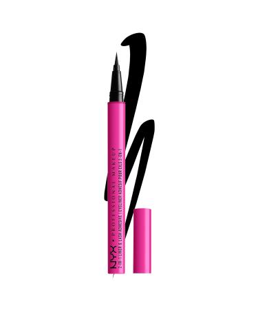 NYX Professional Makeup 2-in-1 Liner & Eyelash Glue - Waterproof High Durability Jumbo Lash Felt-Pin Applicator - Bathroomdest Black - Buy Online on GoSupps.com