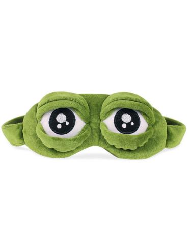 Clearance! Sandistore Funny Cute Frog 3D Sleep Eye Mask for Girls, Women, Men, Kids - Blackout Contoured Design - (1 PCS) - Buy Online on GoSupps.com