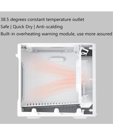 MAZLJ Blower Fan Pet Dryer Pet Hair Dryer Cage Smart Pet Drying Box Home Dryer Automatic Constant Temperature White 500X440X470mm - Buy Online on GoSupps.com