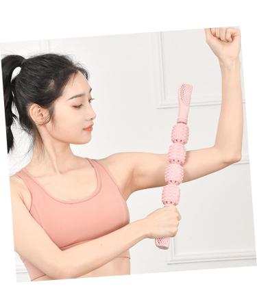 Healeved 3-Piece Yoga Stick Deep Tissue Massage Roller | Hand-held Muscle Roller & AB Roll for Optimal Recovery | Eco-Friendly Massage Accessories | 47x4x4cm - Buy Online on GoSupps.com