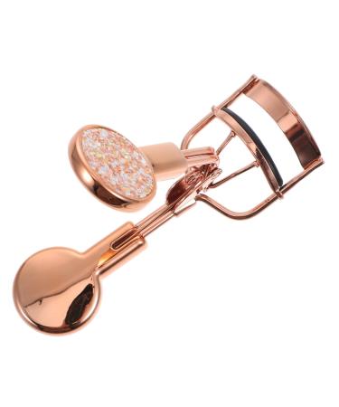 Mikinona Eyelash Curler Eyelash Clips Eyelash Clamps Cosmetic Tool Eyelash Tools Lashes Curler Lash Curling Clips Curly Irons for Hair Professional Lashes Tool Hair Beader Stainless Steel