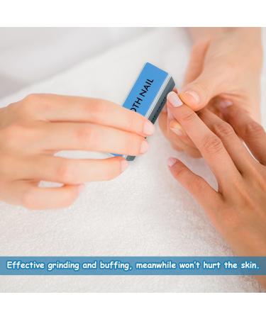 ExceLife 6 Pcs Nail Buffer Block 4 Way Mini Nail File Sanding Sponge Shine Grinding Polishing Manicure Tool for Salon Nail Art DIY - Buy Online on GoSupps.com