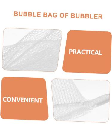 Baluue 12pcs Foaming Mesh Cleansing Bag Soap Saver Mesh Net Soap Bags Drawstring Soap Sack Mesh White Pp - Buy Online on GoSupps.com