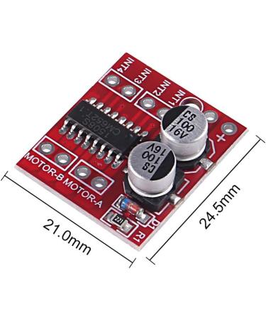 6 Pack Mini L298N DC Motor Driver - MELIFE MX1508 Dual Channel H-Bridge Speed Controller (1.5A, 2 Way, PWM) - Replacement for Stepper Motors - 6 Pack - Buy Online on GoSupps.com