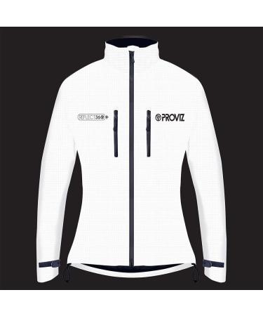 Proviz Women's Reflect 360+ Jacket - Silver-Grey | High Visibility Waterproof Ideal for Cycling & Running | International Shipping Available - Buy Online on GoSupps.com