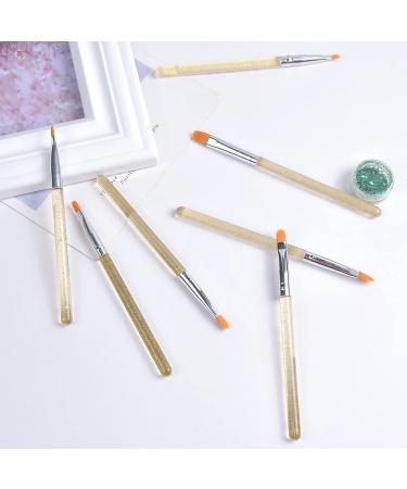 Avodova 7-Piece Nail Brush Set for Gel & Acrylic Nails | Premium Nail Art Brushes for Perfect Nail Design - Buy Online on GoSupps.com