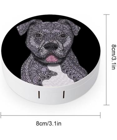 Junior Ethnic Bulldog Contact Lens Travel Kit | Portable Cute Contact Box with Mirror for Outdoor Use - Buy Online on GoSupps.com