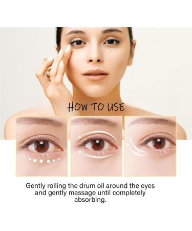  homomdy Eye Essence Oil Roller Ball Anti-Aging Roller Pen for Bags Puffiness and Wrinkles Deep Hydration Useful for Easy Application Invigorates Fatigue and Reduces Dark Circles (1 Piece) - Buy Online on GoSupps.com
