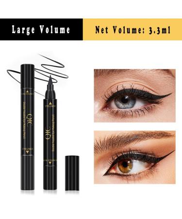 Jumbo Volume Liquid Black Eyeliner Set - 2 PCs for Perfectly Defined Cat Eyes - Buy Online on GoSupps.com