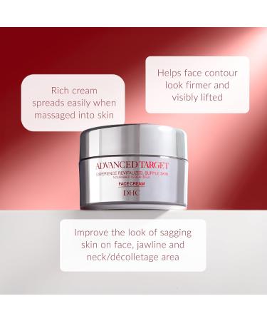 DHC Advanced Target Face Cream Targeted Revitalizing Cream for Face and Jawline 1.7 oz. Net Wt. (50g) - Buy Online on GoSupps.com