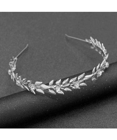 Amosfun Greek Roman Goddess Headband Crown - Bridal Wedding Headdress Hair Accessories in Gold & Silver - Buy Online on GoSupps.com