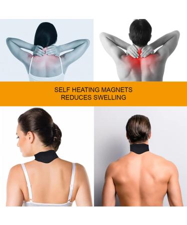 Tuknn Warming Neck Bandage - Self-Heating Neck Warmer with Turmaline & Magnetic Therapy for Pain Relief - International Shipping Available - Buy Online on GoSupps.com