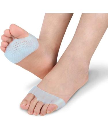 Jycch Couples Gel Toe Separator Rail - Breathable Forefoot Sleeve & Midfoot Cushion for Hallux Valgus Pain Relief - Buy Online on GoSupps.com