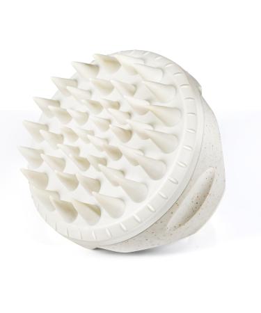 Scalp massage brush shampoo brush shampoo hair brush wet and dry hair Gently head massage brush hair massage brush for peeling and head massage (90 x 90 x 80mm)