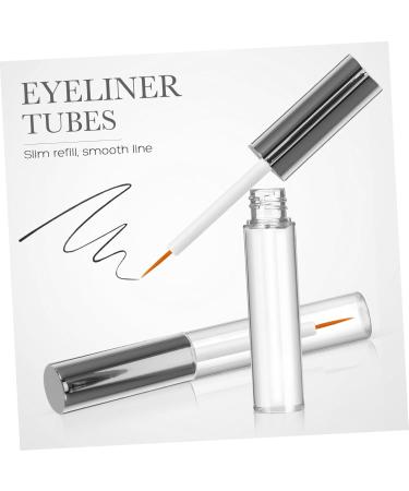 PLAFOPE 3pcs Empty Eyelashes Bottle Clear Eyelash Mascara Mini Funnels Empty Mascara Tubes with Wands - Buy Online on GoSupps.com